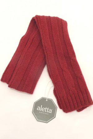 Sciarpa in lana rosso bordeaux Aletta